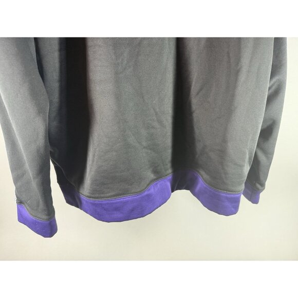 Kansas State Wildcats Grey Purple Russell Athletic Zip Up Jacket Size L - Picture 11 of 14